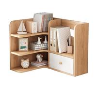 ZHDLDPUK Etagere Bureau, Petite Etagere A Poser, Étagère De Table d'angle, Étagère De Rangement De Bureau, Étagère De Table, Étagères Polyvalentes pour, Bureau, Décoration De La Maison