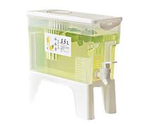 ZHDOKA Distributeur de Boissons en Plastique de 3,5 L, Grande Capacité, Jus Glacé, Limonade, Bouilloire Froide avec Robinet, Pichet d'eau pour Réfrigérateur pour Jardin, Maison, Fête(#1)