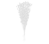 ZHDOKA Lot de 100 tiges de baies artificielles blanches à paillettes de 40 cm pour Halloween, décoration d'intérieur