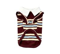 ZHEBO Petit Chien Gilet Rayé Robe Printemps Vêtements Chiots | Polyester Rayé Design Petit Chien Gilet Robe Printemps 5 Tailles Chihuahua Yorkshire