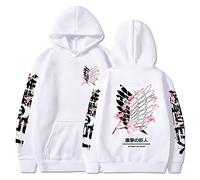 zhedu Anime AOT Sweats À Capuche Amples Et Décontractés pour Hommes Et Femmes Sweat-Shirt À Manches Longues AOT Y2K Streetwear (S,Color 06)