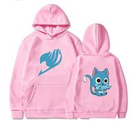zhedu Anime Fairy Tail Imprimé Hip Hop Sweat à Capuche Pull Décontracté à Manches Longues Hommes/Femmes Sweats Surdimensionné (M,Color 07)