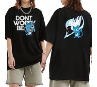zhedu Fairy Tail T Shirt Japonais Anime Funny Tshirt Kawaii Cartoon Harajuku Vêtements Manga Graphic Tops Tee (XXS,Color 01)