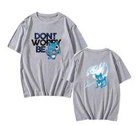 zhedu Fairy Tail T Shirt Japonais Anime Funny Tshirt Kawaii Cartoon Harajuku Vêtements Manga Graphic Tops Tee (XS,Color 04)