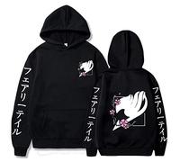 zhedu Fairy Tail Unisexe Sweat à Capuche Japonais Anime Imprimé Hommes Sweat À Capuche Streetwear Casual Sweats (3XL,Color 01)