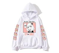 zhedu Harajuku Anime Spy X Family Sweat à Capuche Familial Manga Anya Faussaire Yor Faussaire Loid Faussaire Sweat De Style Japonais Surdimensionné Pull Unisexe (XS,Color 02)