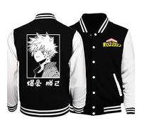 zhedu My Hero Academia Baseball Sweat Uniforme Japon Anime Survêtement Hommes Bomber Veste Hiver Streetwear Harajuku (XS,Color 01)