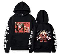 zhedu My Hero Academia Sweat à Capuche Bakugo Katsuki Cool Graphic Print Pull Unisex Fashion Personality Sweat Casual Streetwear Anime Hoodie (Color 01,S)
