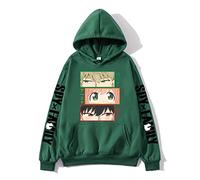 zhedu Spy X Family Hoodies Anya Forger Anime Hoodies Imprimé Sweat À Capuche Surdimensionné Hommes Femmes Style Hip-Hop Sweat Streetwear (M,Color 07)