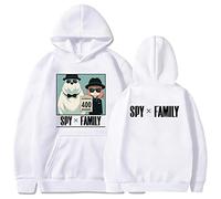 zhedu Spy X Family Sweats à Capuche Garçons Filles Anime Pulls Anya Forger Mode Sweat Unisexe Mignon Mode Veste (XXS,Color 02)