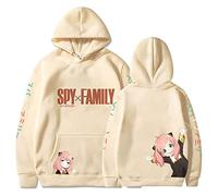 zhedu Spy X Family Sweats à Capuche Unisexe Pulls Anya Forger Mignon Anime Harajuku Vêtements Imprimés Surdimensionnés Streetwear Hommes Femmes Vêtements D'extérieur (XS,Color 04)