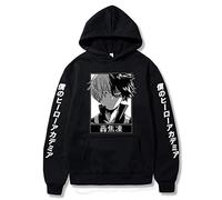 zhedu Sweat À Capuche Décontracté Unisexe Anime My Hero Academia Pull À Capuche Todoroki Shouto Survêtement Graphique Imprimé 2D Filles Garçons Cosplay Hip Hop Hauts Surdimensionnés (TP,Color 01)