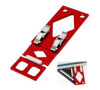 ZHEHNSA Butée de guidage d'angle - Butée fraisée CNC à 90° avec guide de bord - Pince de guidage pour scies circulaires électriques - Pour le travail du bois - Compatible avec les rails de guidage