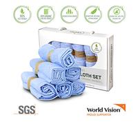 Zhelar Premium Ensemble de linges de toilette en bambou