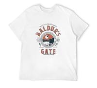 zhen xin cai Dungeon & Dragons Baldur's Gate Resort Unisex T-Shirt T-Shirt WhiteXXL