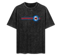 zhen xin cai fenglaile Dark The Jam Target Stripe Erkend T Voor Mannen T-Shirt Black XL