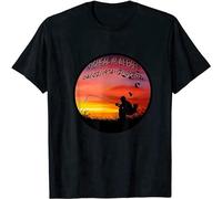 zhen xin cai Fishing Heaven T-Shirt T-Shirt Black XL