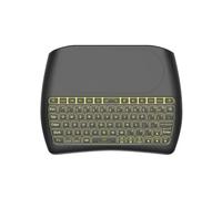 ZhenBaoTian Mini clavier D8 Bluetooth + 2,4 G souris volante sans fil avec pavé tactile, clavier à distance pour PC, Raspberry Pi 4, Android TV Box, Windows 7 8 10 version batterie au lithium