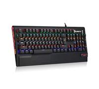 ZhenBaoTian X1000 Clavier de jeu mécanique rétroéclairé par LED USB PC et ordinateur portable Windows 104 touches repose-poignet Interrupteur bleu Touches anti-ghosting