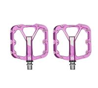 ZHENBYR Pédales Plates De Vélo en Alliage D'aluminium 3 Roulements Plate-Forme De Remplacement Larges Plates Durables Antidérapantes