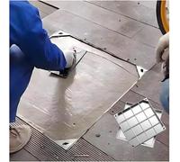 ZHENCHAO Couvercle de Regard de Visite Invisible encastré, Grille d'égout galvanisée avec Cadre en Acier Inoxydable, Design élégant (5 cm 70 x 70 cm / 27,5 x 27,5 po) pour aménagement paysa