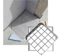ZHENCHAO Grille de Drainage Invisible en Acier Inoxydable Robuste pour fosses septiques, Drainage extérieur, allée, Chemin, Jardin. Crochets de Levage Inclus pour Une Utilisation Domestique
