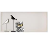 ZHENCHAO Niche de Douche et Panier encastré en Acier Inoxydable, étagères de Salle de Bain étanches pour shampoing et Produits de Toilette, Rangement en alcôve pour Salle d'eau (L x H x P)