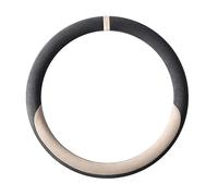 ZHENCU Couvre Volant Voiture pour Peugeot 504 505 508 604 605 607, Antidérapant Respirant, Peluche Chaude, Agréable Touché Housse De Volant pour Voiture,O-Grey