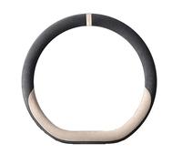 ZHENCU Couvre Volant Voiture pour Toyota Rav4 RAV 4 Hybrid Limited Prime se 2002-2021, Antidérapant Respirant, Peluche Chaude, Agréable Touché Housse De Volant pour Voiture,D-Grey