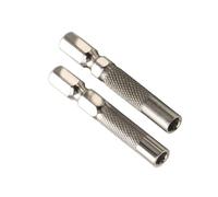 ZHENGCI Lot de 2 adaptateurs d'embouts de tournevis magnétiques de 6,35 mm à 4 mm pour une conversion efficace des outils et une manipulation sécurisée des vis