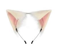 ZHENGCI Serre-tête réaliste avec oreilles de renard pour femme, festival, maquillage, pour carnaval, cosplay, accessoires de cheveux