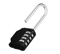 ZHENGE Cadenas à combinaison à 4 chiffres pour salle de sport, école, extérieur et casier des employés, noir