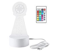 ZHENGGE Kpop Stray Kids Veilleuse LED USB en acrylique avec télécommande pour décoration de chambre à coucher 16 couleurs