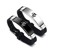 ZHENGGE Kpop TWICE Merch Lot de 2 bracelets en silicone avec breloques TWICE