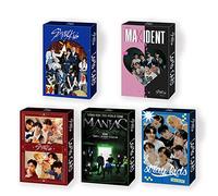 ZHENGGE Stray Kids Lomo Lot de 5 cartes de vœux avec boîte pour cartes postales
