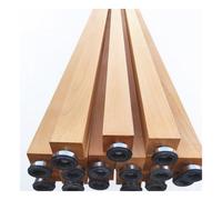 ZHENGQIAN Lattes en Bois pour Claustra,paravent Simple pour Salon, séparation de pièce, Colonne décorative pour entrée, Restaurant ou Bureau,70-230 cm de Haut,Design Creux(6-pcs,150cm/59.0in/4.92ft)
