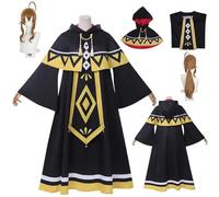 zhengzhouyuetu Moncia Cosplay Costumes The Secret of Silent Witch Personnage Fancy Dress Up Adulte Uniforme tenues Ensemble complet Halloween Carnaval Party
