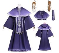 zhengzhouyuetu Moncia Cosplay Costumes The Secret of Silent Witch Personnage Fancy Dress Up Adulte Uniforme tenues Ensemble complet Halloween Carnaval Party
