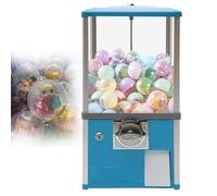 zhenmaster Distributeur De Capsules Jouets Et Bonbons, Machine Gashapon Commerciale À Rotation 360°, Sécurité an-ti-Vol, Grande Capacité, Convient pour Centres Commerciaux Et Arcades(Blue)