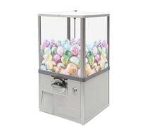 zhenmaster Distributeur De Capsules Jouets Et Bonbons, Machine Gashapon Commerciale À Rotation 360°, Sécurité an-ti-Vol, Grande Capacité, Convient pour Centres Commerciaux Et Arcades(White)