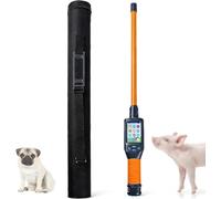 zhenmaster Identificateur D’étiquette Auriculaire Portatif De 134,2 kHz pour Chat Et Chien, Lecteur De Puce pour Animaux Domestiques, Scanner À Bâton D’étiquette Auriculaire, pour FDX-B, HDX