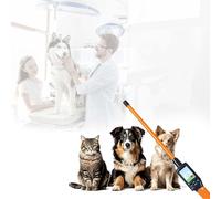 zhenmaster Lecteur De Puce pour Animal De 134,2 kHz, Identificateur D’étiquette Auriculaire pour Fermes, Lit EMID Et FDX-B, Export De Données Via USB Ou Bluetooth, 20000 Enregistrements, pour Chien