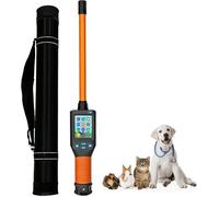 zhenmaster Lecteur De Puce pour Animaux Domestiques De 134,2 kHz, Scanner D’étiquette Auriculaire Portatif avec Écran LCD, pour Chiens, Chats, Porcs Et Bétail, Mémoire pour 20000 Enregistrements