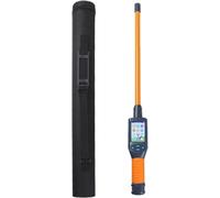 zhenmaster Lecteur De Puce pour Animaux Domestiques, Identificateur Universel D’étiquettes RFID Portatif De 134,2 kHz, Scanner À Bâton D’étiquette Auriculaire avec Écran LCD, pour FDX-B, HDX