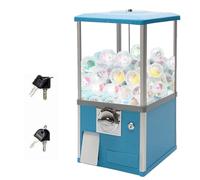 zhenmaster Machine Gashapon Commerciale, Distributeur De Bonbons Et Capsules Jouets, Grande Capacité 200 Pièces, Rotation 360°, Idéal pour Arcade, Parcs D’Attractions Et Supermarchés(Blue)