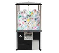 zhenmaster Machine Gashapon Commerciale, Distributeur De Bonbons Et Capsules Jouets, Grande Capacité 200 Pièces, Rotation 360°, Idéal pour Arcade, Parcs D’Attractions Et Supermarchés(Black)