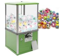 zhenmaster Machine Gashapon Commerciale, Distributeur De Bonbons Et Capsules Jouets, Grande Capacité avec Rotation 360°, Sécurité Renforcée, Idéal pour Parcs D’Attractions Et Magasins(Green)