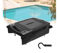 zhenmaster Nettoyeur Piscine Automatique Intelligente - Robot Skimmer Solaire 2500mAh, Recharge Double, Contrôle App, Filtration Débris Fins, Grande Capacité 3.4L