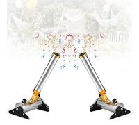 zhenmaster Pack de 2 Can-on à Confettis Professionnel Télécommande Sans Fil - Lanceur Électrique de Confettis pour Événements Angle Réglable Pour Scène, Mariage, Fête - Ambiance Festive