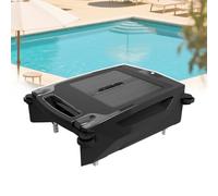 zhenmaster Robot Aspirateur de Piscine Connecté, Étanche IPX7 - Skimmer Solaire avec Batterie Rechargeable, Auto-Parking, Capteurs Obstacles, Application Bluetooth